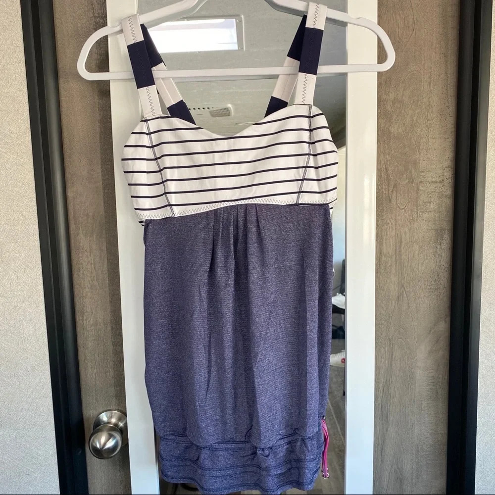 Lululemon striped tank top